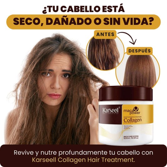 Karseell Mascarilla de Colágeno – El Secreto para un Cabello Fuerte y Sedoso!